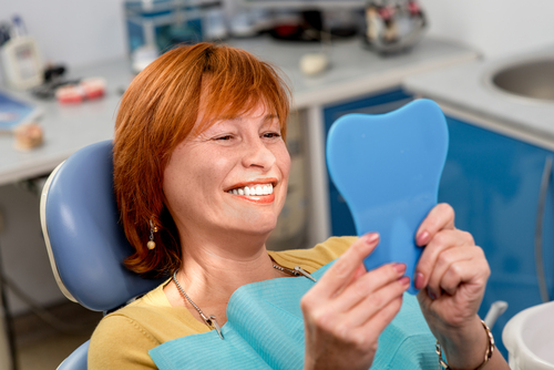 Chandler dental implants smiling patient